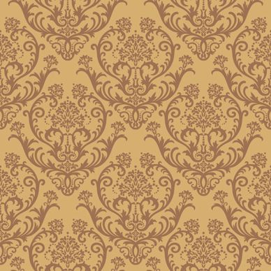 set of modern brown floral pattern vector
