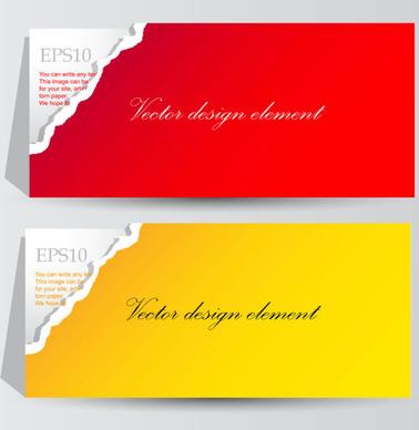 set of ripped paper dialogue labels vector