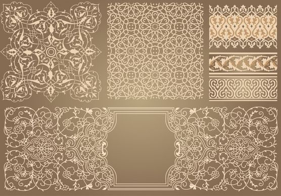 pattern design elements elegant classical seamless decor