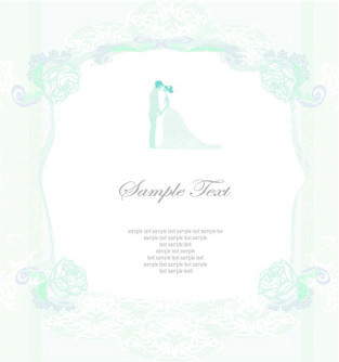 shallow color wedding backgrounds art vector