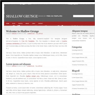 shallow grunge