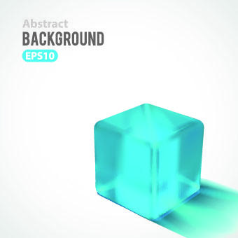 shapes 3d glass background vector