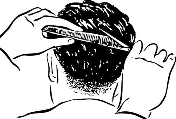 Shears And Comb clip art