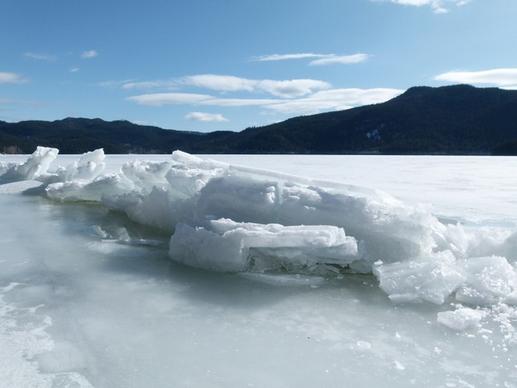 sheet of ice winter frozen