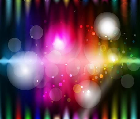 shinning colored art free vector