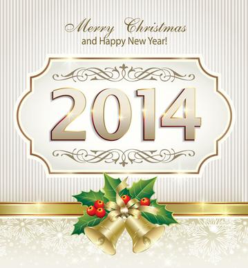 shiny14 new year frame background vector