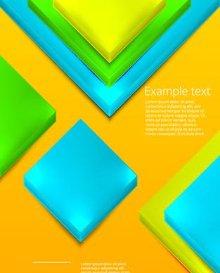 shiny 3d geometry shapes background vector