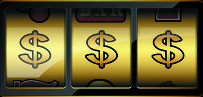 shiny casino elements background vector