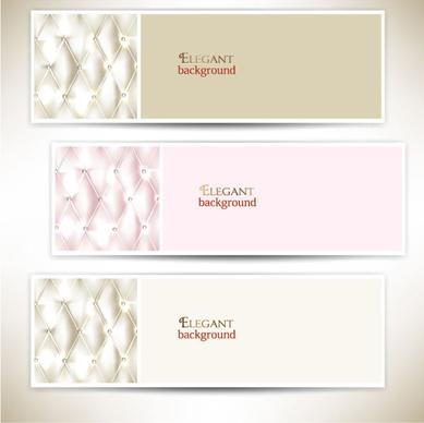 shiny christmas cards and banner design vector set