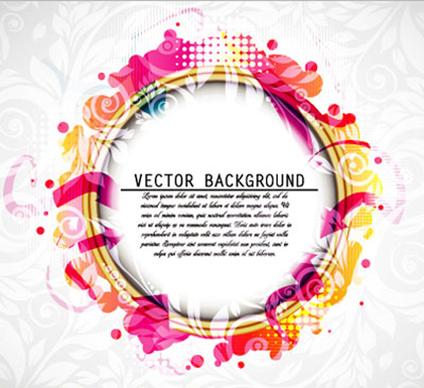 shiny circle vector backgrounds