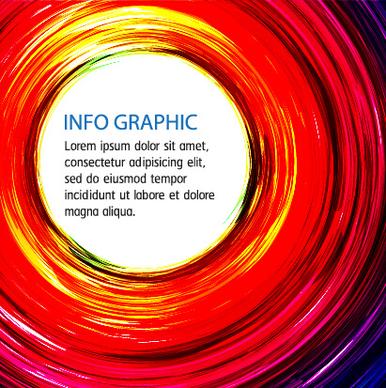 shiny circles colored background art vector