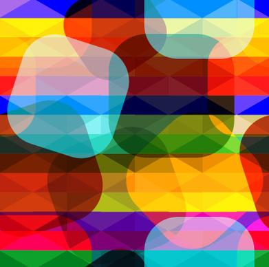 shiny colored shapes vector background