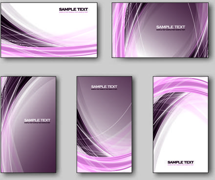 shiny gifts cards creative vector set
