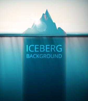 shiny iceberg background vector graphic