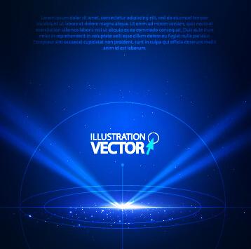 shiny spotlight background illustration vector