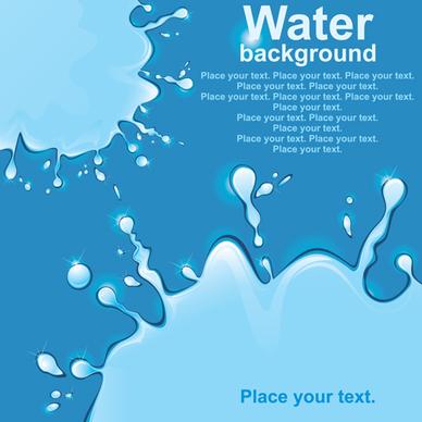 shiny water background vector