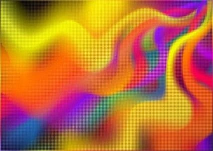 shiny wave color background illustration vector