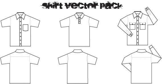 Shirt free vector pack