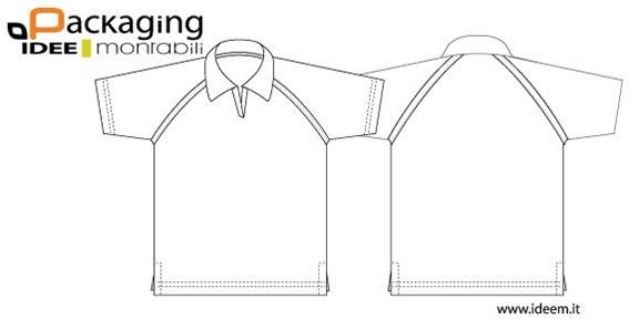 Shirt template vector