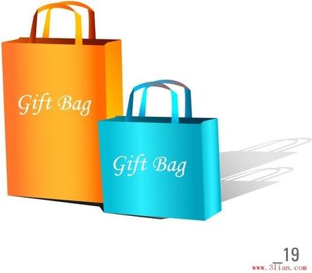 shopping bags vector