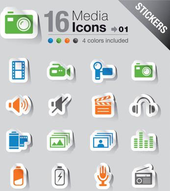 simple and practical icon11 vector