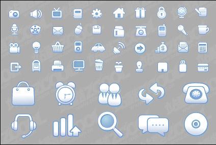 Simple and practical web design icon vector material