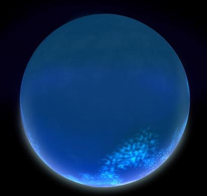 simple blue planet