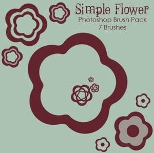 Simple Flowers Brushes
