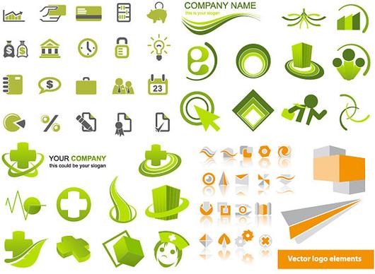 simple graphical icons vector