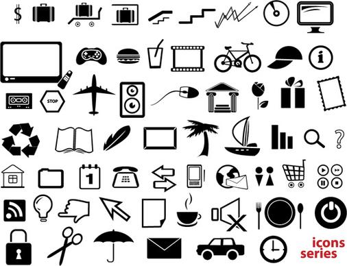 simple icons vector