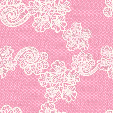 simple lace art background vector