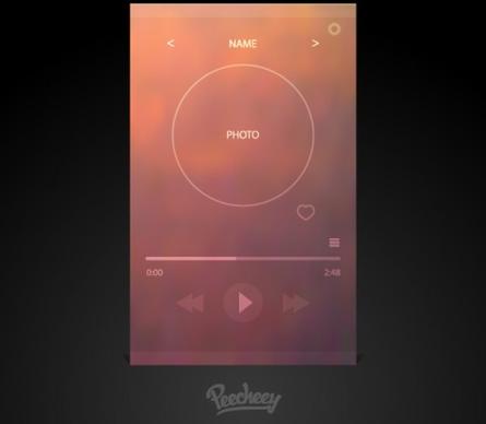 simple music player for mobile devices