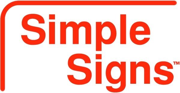 simple signs