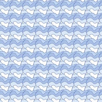 simple waves seamless pattern vector