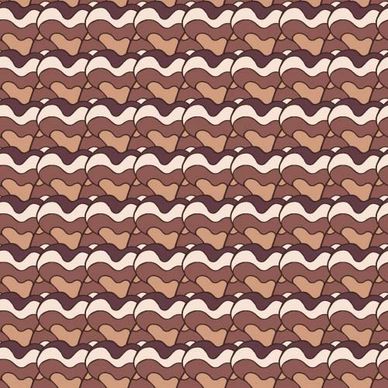 simple waves seamless pattern vector