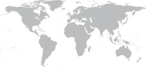 simple world maps vector