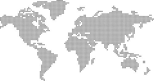simple world maps vector