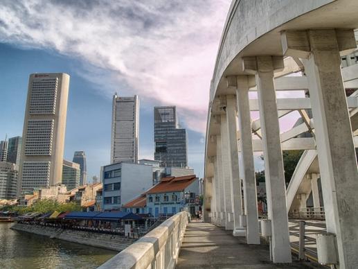 singapore skyline buildings