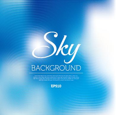 sky abstract blurred background vector