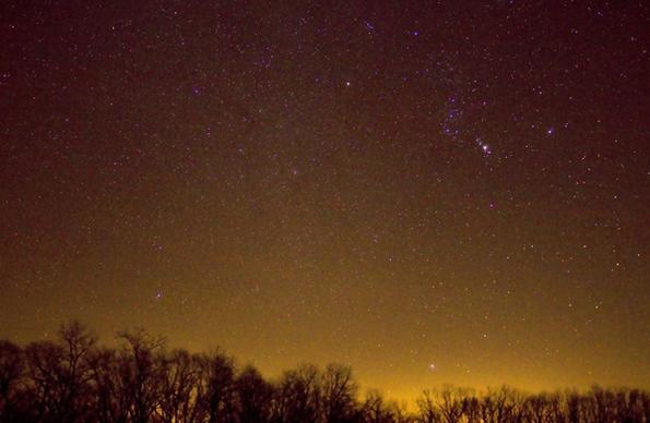 sky full of stars at hogback prairie wisconsin