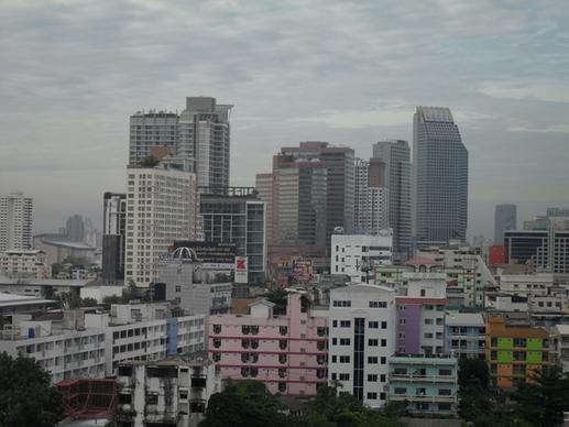 skyline bangkok thailand