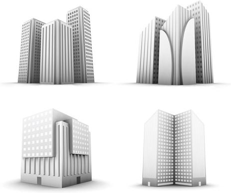 skyscraper creative design elements vector