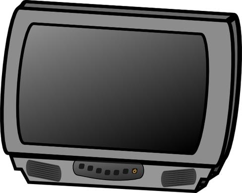 Small Flat Panel Lcd Television clip art