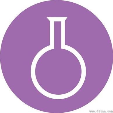 small icons vector purple background