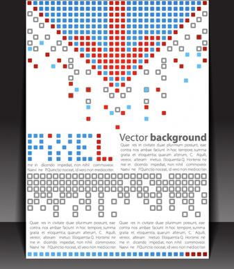 small squares dense layout background vector