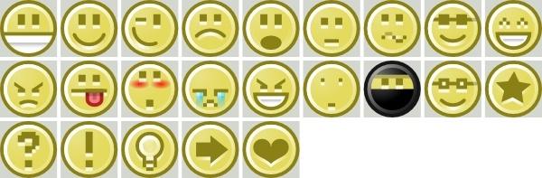 Smile Icons Collection clip art
