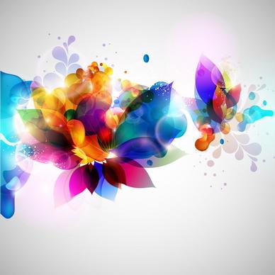 smooth and colorful design background vector