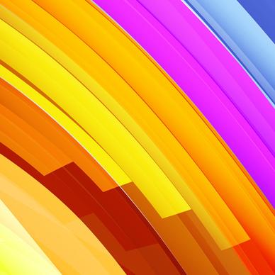 smooth colored wave art background vector