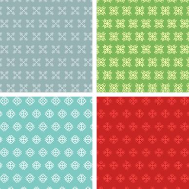snow flake pattern collection