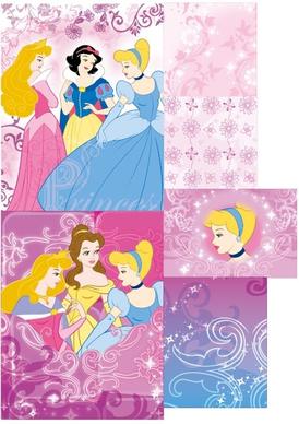 snow white and the pattern vector 1
